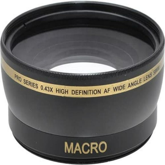 Pro Series 67mm 0.43x Wide Angle High Definition Lens for Sigma 35mm f/1.4 DG HSM Lens and More Models eCost Microfiber Cleaning Cloth 